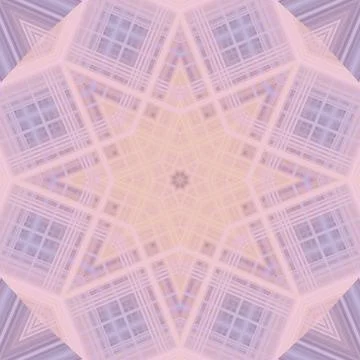 Star seamless pattern. Line pattern.  Kaleidoscopic background Foto stock
