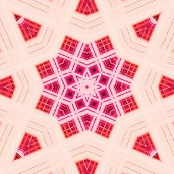 Star seamless pattern. Line pattern.  Kaleidoscopic background Foto stock
