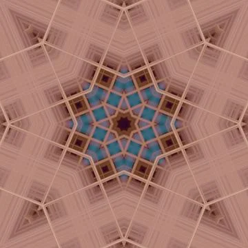 Star seamless pattern. Line pattern.  Kaleidoscopic background Stock Photos