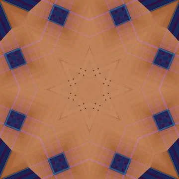 Star seamless pattern. Line pattern.  Kaleidoscopic background Stock Photos