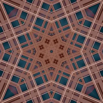 Star seamless pattern. Line pattern.  Kaleidoscopic background Stock Photos