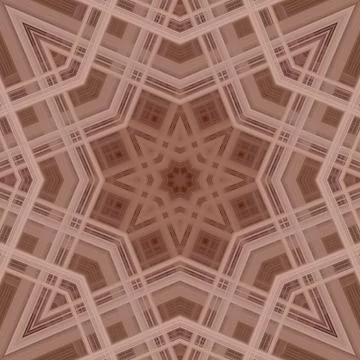 Star seamless pattern. Line pattern.  Kaleidoscopic background Foto stock