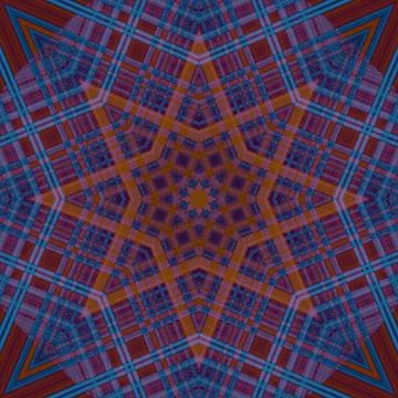 Star seamless pattern. Line pattern.  Kaleidoscopic background Foto stock