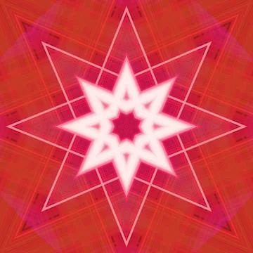 Star seamless pattern. Line pattern.  Kaleidoscopic background Foto stock