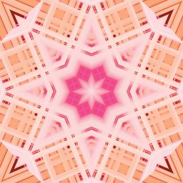 Star seamless pattern. Line pattern.  Kaleidoscopic background Stock Photos