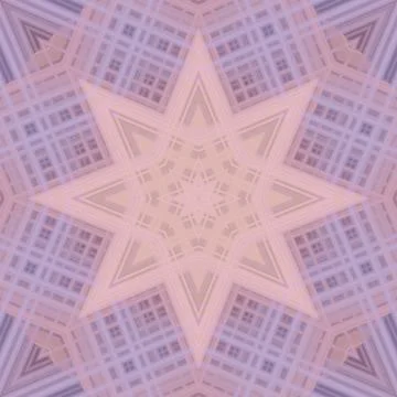 Star seamless pattern. Line pattern.  Kaleidoscopic background Foto stock