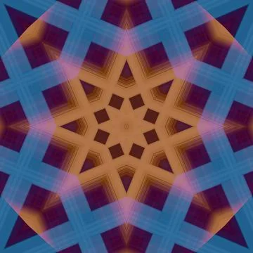 Star seamless pattern. Line pattern.  Kaleidoscopic background Stock Photos