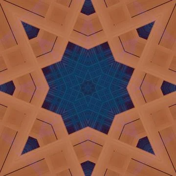 Star seamless pattern. Line pattern.  Kaleidoscopic background Foto stock