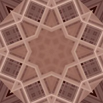 Star seamless pattern. Line pattern.  Kaleidoscopic background 스톡 사진