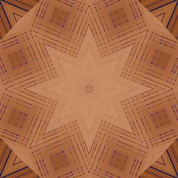 Star seamless pattern. Line pattern.  Kaleidoscopic background Foto stock