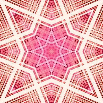 Star seamless pattern. Line pattern.  Kaleidoscopic background Stock Photos
