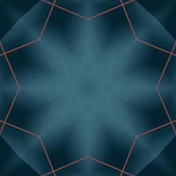 Star seamless pattern. Line pattern.  Kaleidoscopic background 스톡 사진