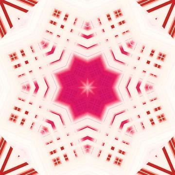 Star seamless pattern. Line pattern.  Kaleidoscopic background 写真素材