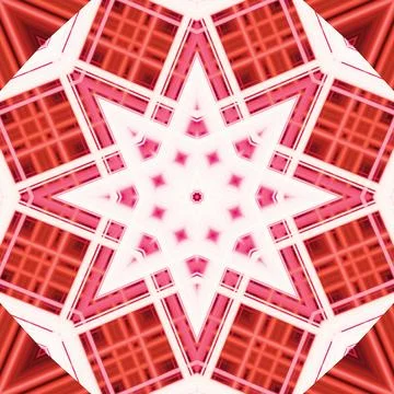 Star seamless pattern. Line pattern.  Kaleidoscopic background 스톡 사진
