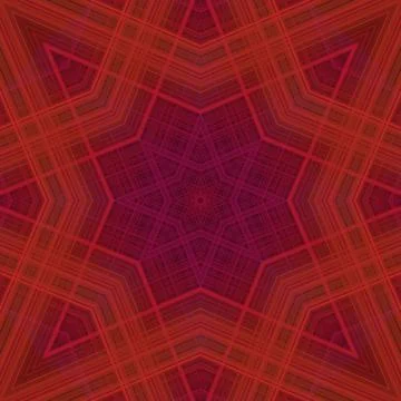 Star seamless pattern. Line pattern.  Kaleidoscopic background Foto stock