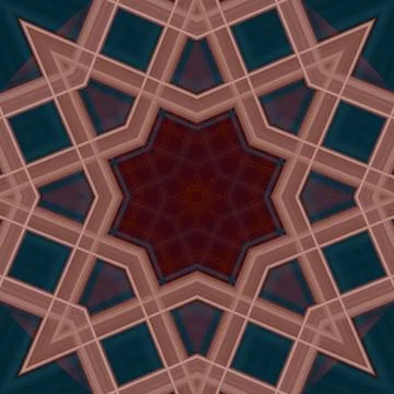 Star seamless pattern. Line pattern.  Kaleidoscopic background Stock Photos