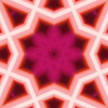 Star seamless pattern. Line pattern.  Kaleidoscopic background Foto stock