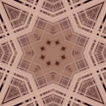 Star seamless pattern. Line pattern.  Kaleidoscopic background 写真素材