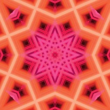 Star seamless pattern. Line pattern.  Kaleidoscopic background Stock Photos