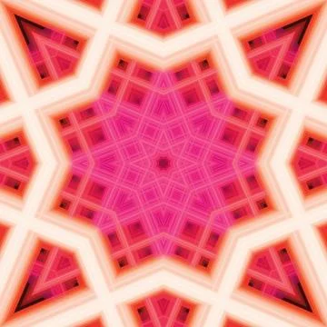 Star seamless pattern. Line pattern.  Kaleidoscopic background 스톡 사진