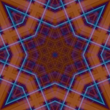 Star seamless pattern. Line pattern.  Kaleidoscopic background Stock Photos