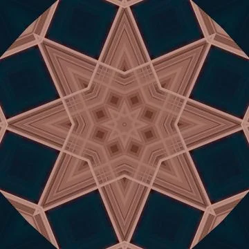 Star seamless pattern. Line pattern.  Kaleidoscopic background Foto stock