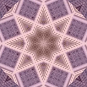 Star seamless pattern. Line pattern.  Kaleidoscopic background Foto stock