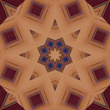 Star seamless pattern. Line pattern.  Kaleidoscopic background Stock Photos