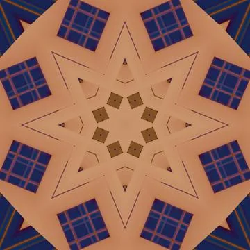 Star seamless pattern. Line pattern.  Kaleidoscopic background 스톡 사진