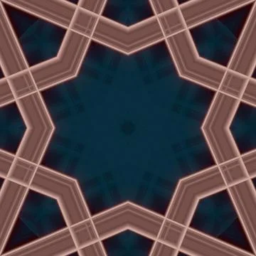 Star seamless pattern. Line pattern.  Kaleidoscopic background 스톡 사진