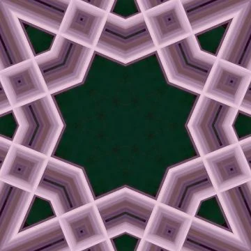 Star seamless pattern. Line pattern.  Kaleidoscopic background 写真素材