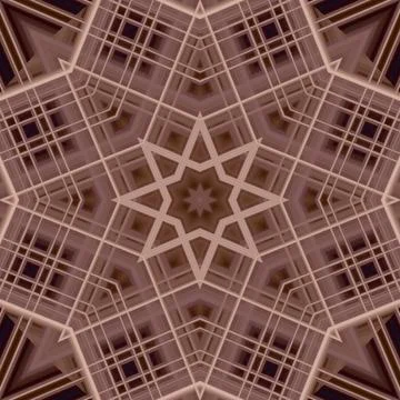 Star seamless pattern. Line pattern.  Kaleidoscopic background 스톡 사진