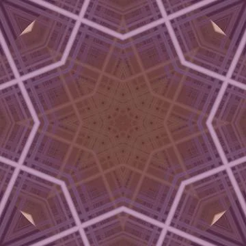 Star seamless pattern. Line pattern.  Kaleidoscopic background Foto stock