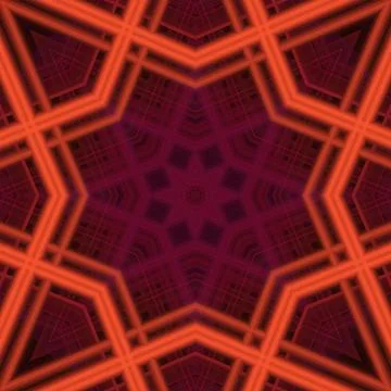 Star seamless pattern. Line pattern.  Kaleidoscopic background 스톡 사진