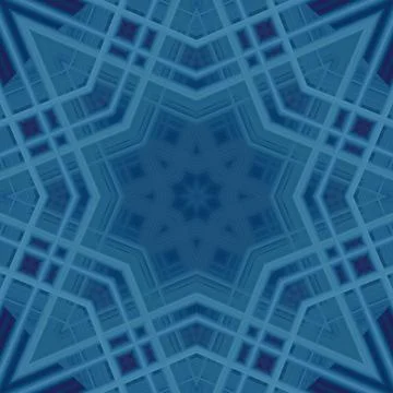Star seamless pattern. Line pattern.  Kaleidoscopic background Stock Photos