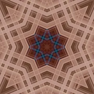 Star seamless pattern. Line pattern.  Kaleidoscopic background 스톡 사진