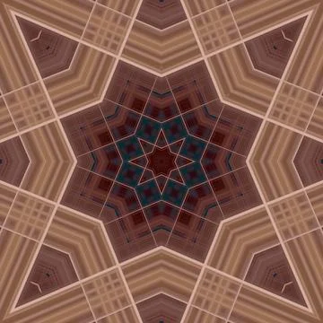 Star seamless pattern. Line pattern.  Kaleidoscopic background 스톡 사진