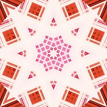 Star seamless pattern. Line pattern.  Kaleidoscopic background 写真素材