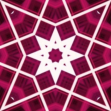Star seamless pattern. Line pattern.  Kaleidoscopic background Foto stock