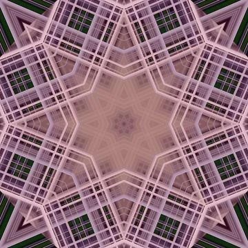 Star seamless pattern. Line pattern.  Kaleidoscopic background Stock Photos