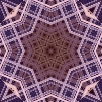 Star seamless pattern. Line pattern.  Kaleidoscopic background Foto stock