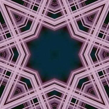 Star seamless pattern. Line pattern.  Kaleidoscopic background Foto stock