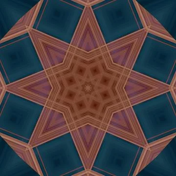 Star seamless pattern. Line pattern.  Kaleidoscopic background Stock Photos