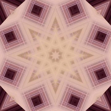 Star seamless pattern. Line pattern.  Kaleidoscopic background 写真素材