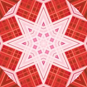 Star seamless pattern. Line pattern.  Kaleidoscopic background Stock Photos