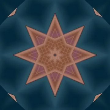 Star seamless pattern. Line pattern.  Kaleidoscopic background 写真素材
