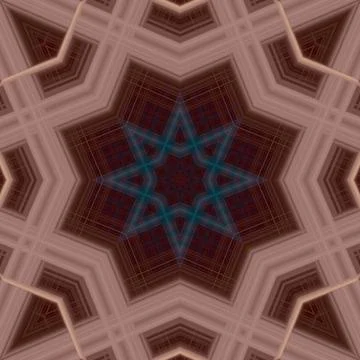 Star seamless pattern. Line pattern.  Kaleidoscopic background 스톡 사진