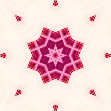 Star seamless pattern. Line pattern.  Kaleidoscopic background Stock Photos