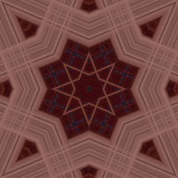 Star seamless pattern. Line pattern.  Kaleidoscopic background Foto stock