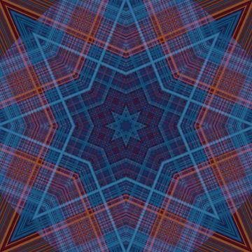 Star seamless pattern. Line pattern.  Kaleidoscopic background Stock Photos